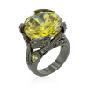 Hematite Yellow Stone Ring