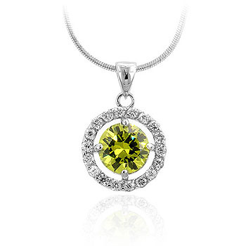 Peridot Drop Pendant