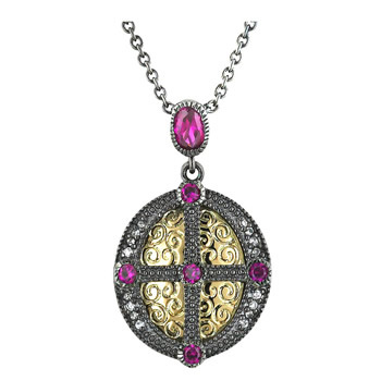 Pink Tournaline Pendant