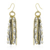 Two - Tone Pearl Hematite Earrings