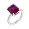 Princess Cut Tourmaline Ring